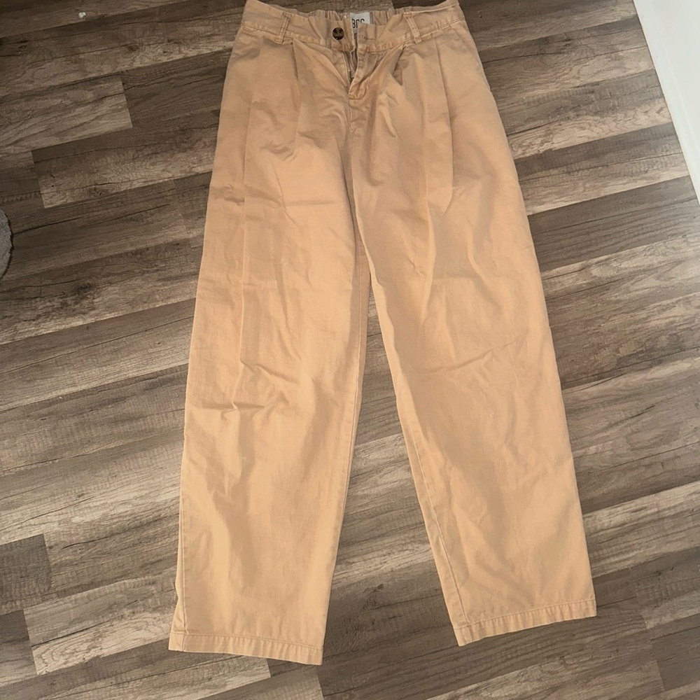 BDG Relaxed Fit Tan Cotton Pants